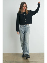 Load image into Gallery viewer, Crewneck Cardigan Sweater
