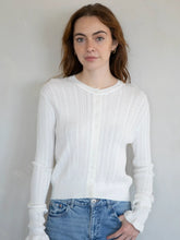 Load image into Gallery viewer, White Cardigan