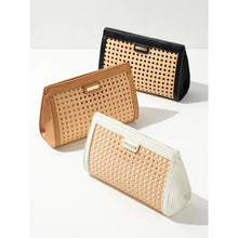 Load image into Gallery viewer, White Woven Clutch