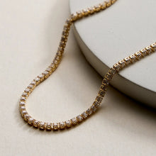 Load image into Gallery viewer, Gold Tennis Bracelet