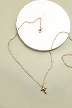 Load image into Gallery viewer, Gold-T Bubble Necklace
