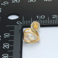 Load image into Gallery viewer, Gold Tear Drop Stud Earrings