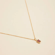 Load image into Gallery viewer, July Birthstone Necklace Ruby