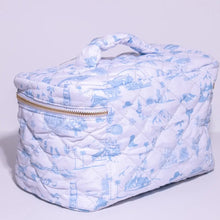 Load image into Gallery viewer, Country & Coastal Toile Cosmetic Bag