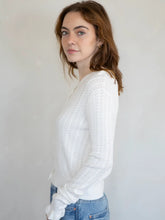 Load image into Gallery viewer, White Cardigan