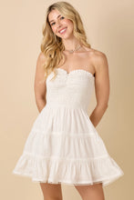 Load image into Gallery viewer, White Strapless Dress