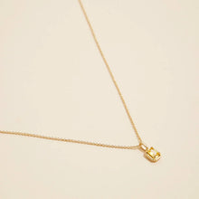 Load image into Gallery viewer, November Birth Stone Necklace Citrine