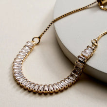 Load image into Gallery viewer, Gold Baguette Adjustable Bracelet