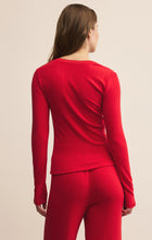 Load image into Gallery viewer, Holly Pointelle Long Sleeve Top