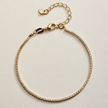 Load image into Gallery viewer, Gold Tennis Bracelet