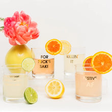 Load image into Gallery viewer, I Love My Family Rocks Glass