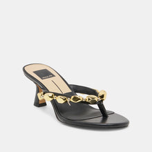 Load image into Gallery viewer, Daksie Heels Black Leather