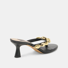 Load image into Gallery viewer, Daksie Heels Black Leather