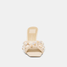 Load image into Gallery viewer, Tylah Heels Oatmeal Beaded Raffia