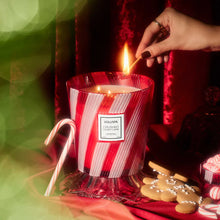Load image into Gallery viewer, Crushed Candy Cane 3-Wick Candle