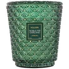 Load image into Gallery viewer, Noble Fir Garland 5-Wick Hearth Candle