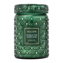Load image into Gallery viewer, Noble Fir Garland Large Jar Candle
