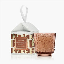 Load image into Gallery viewer, Gingerbread Chalet Ornament Pedestal Candel