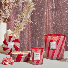 Load image into Gallery viewer, Crushed Candy Cane 3-Wick Candle