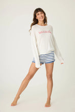 Load image into Gallery viewer, Seaside Waffle & Embroidered Sweater