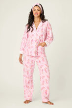 Load image into Gallery viewer, Sweeter Than Sugar 3-Piece Candy Cane Print Flannel PJ Set Regular price