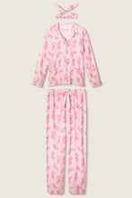 Load image into Gallery viewer, Sweeter Than Sugar 3-Piece Candy Cane Print Flannel PJ Set Regular price