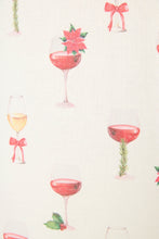 Load image into Gallery viewer, Let's Get Toasty Holiday Wine Print Pants