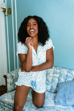 Load image into Gallery viewer, More Amour Ditsy Floral 3-Piece Pointelle PJ Set