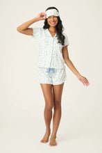 Load image into Gallery viewer, More Amour Ditsy Floral 3-Piece Pointelle PJ Set