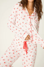 Load image into Gallery viewer, Valentine's Day Cherry Print 3-Piece PJ Set