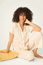 Load image into Gallery viewer, For the Mamas Butter Blooms Cropped 3-Piece PJ Set