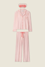Load image into Gallery viewer, Paloma Mama Sweet Stripes Long 3-Piece PJ Set