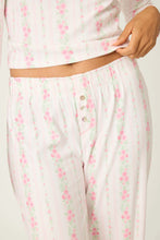 Load image into Gallery viewer, Roses Are Pink Petal Dream Pointelle Open Leg Pants