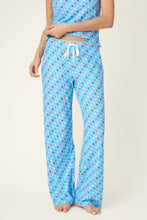 Load image into Gallery viewer, Star Spangled Summer Bay Blue Star Print Pajama Pants