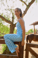 Load image into Gallery viewer, Star Spangled Summer Bay Blue Star Print Pajama Pants