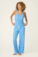 Load image into Gallery viewer, Star Spangled Summer Bay Blue Star Print Pajama Pants