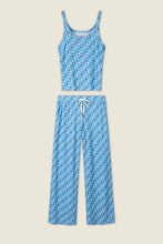 Load image into Gallery viewer, Star Spangled Summer Bay Blue Star Print Pajama Pants