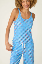 Load image into Gallery viewer, Star Spangled Summer Bay Blue Star Print Pajama Pants
