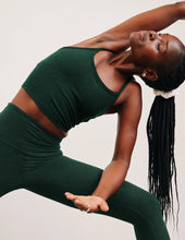 Load image into Gallery viewer, Spacedye Slim Racerback Cropped Tank