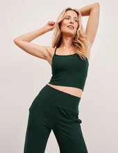 Load image into Gallery viewer, Spacedye Slim Racerback Cropped Tank