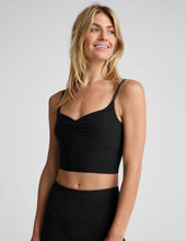 Load image into Gallery viewer, Spacedye Raise The Barre Shirred Cropped Tank