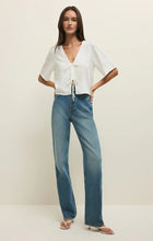 Load image into Gallery viewer, La Belle Linen Cropped Top