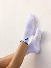 Load image into Gallery viewer, Blue Heart Pilates Socks