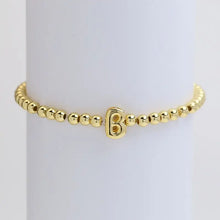 Load image into Gallery viewer, Gold-B Bubble Bracelet
