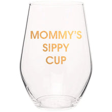 Load image into Gallery viewer, Mommy's Sippy Cup Wine Glass