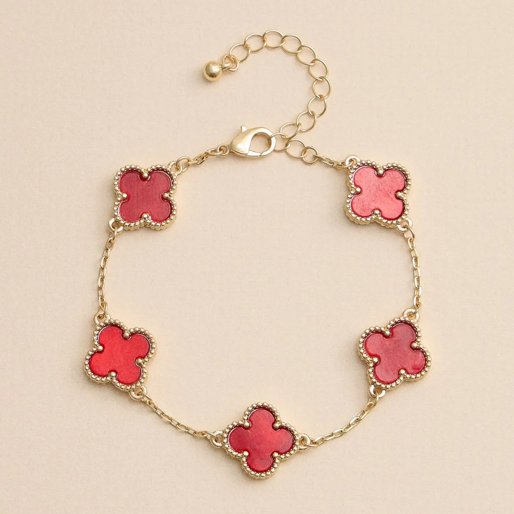 Red Clover Bracelet