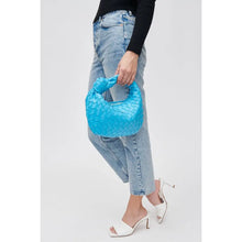 Load image into Gallery viewer, Blue Woven Clutch
