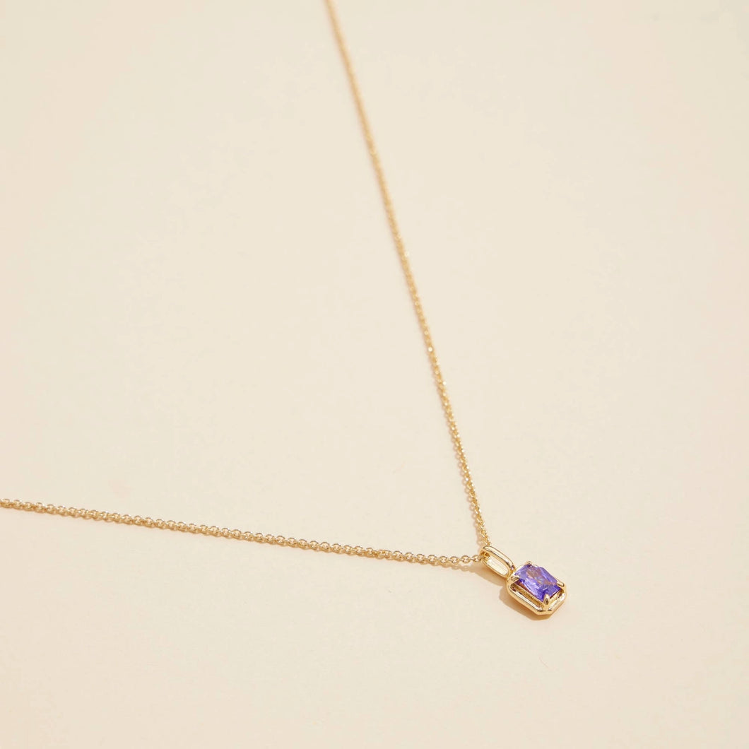 June Birth Stone Necklace Alexandrite