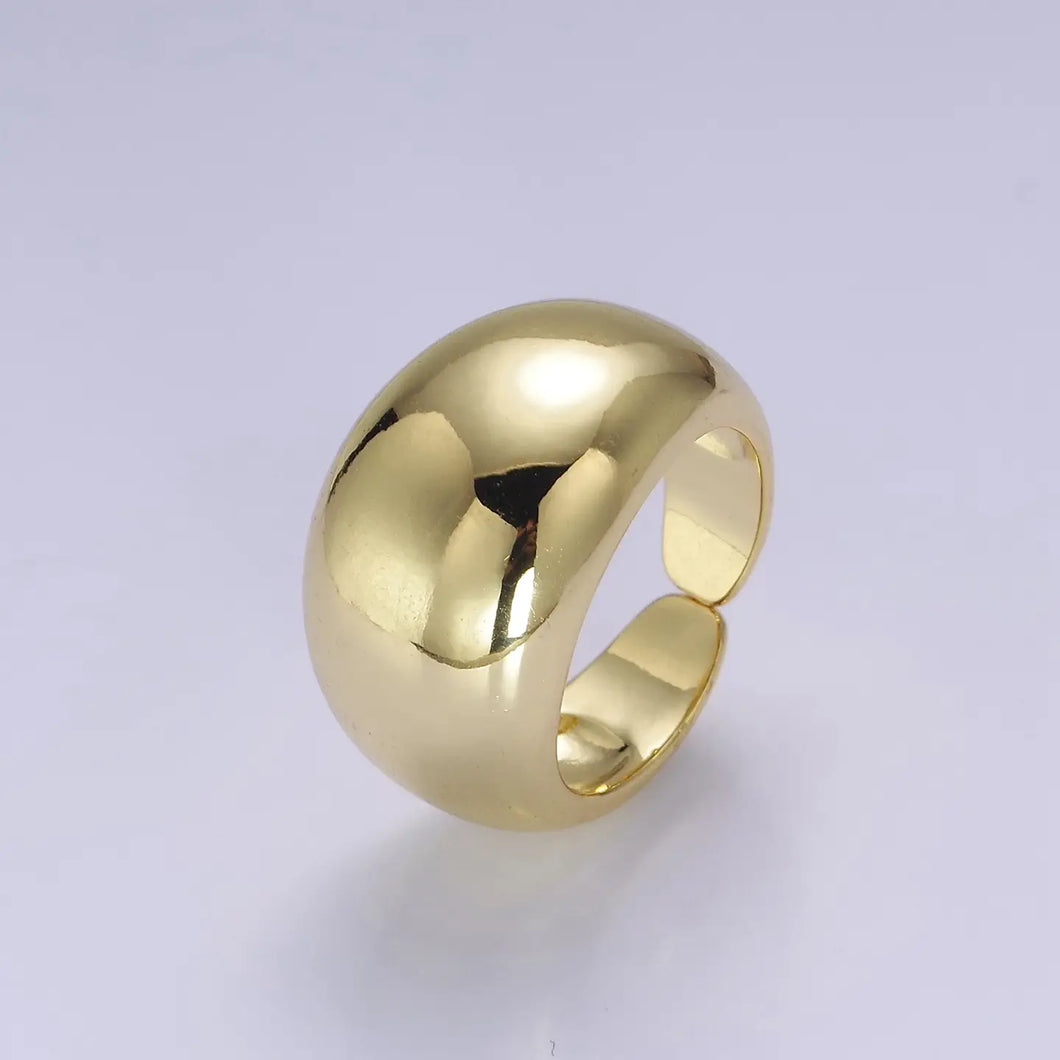 Gold Chunky Adjustable Ring