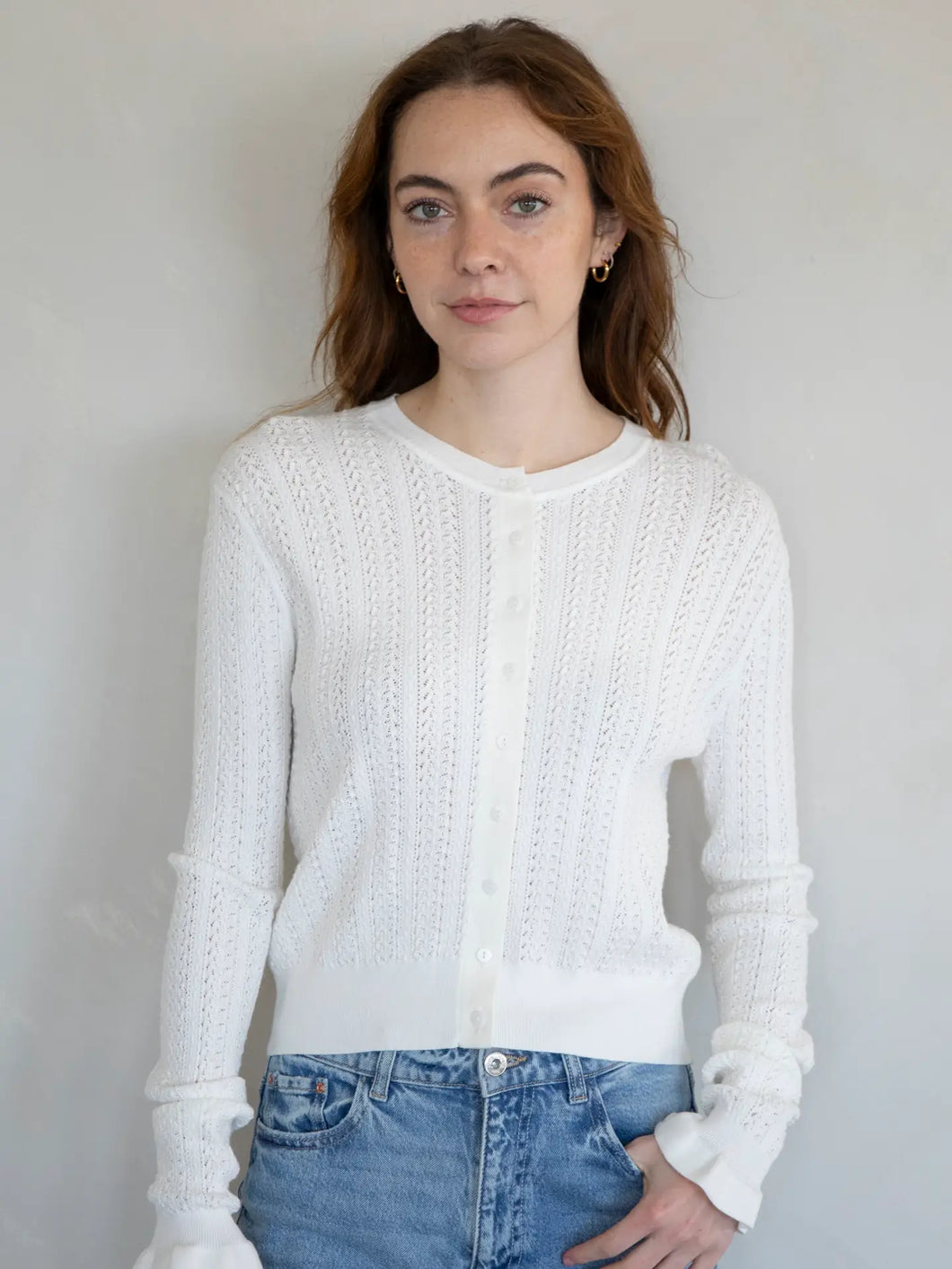 White Cardigan